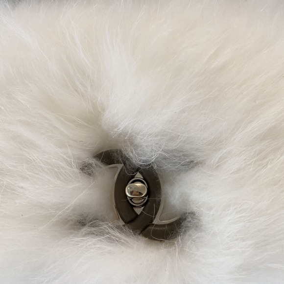 Chanel Rabbit Fur Top Handle Chain Bag - Picture 4 of 11